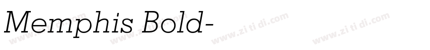 Memphis Bold字体转换